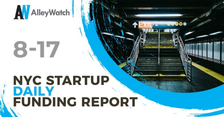 The AlleyWatch Startup Daily Funding Report: 8/17/2020