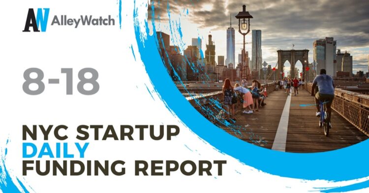 The AlleyWatch Startup Daily Funding Report: 8/18/2020