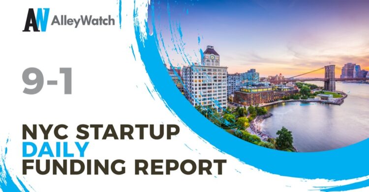 The AlleyWatch Startup Daily Funding Report: 9/1/2022