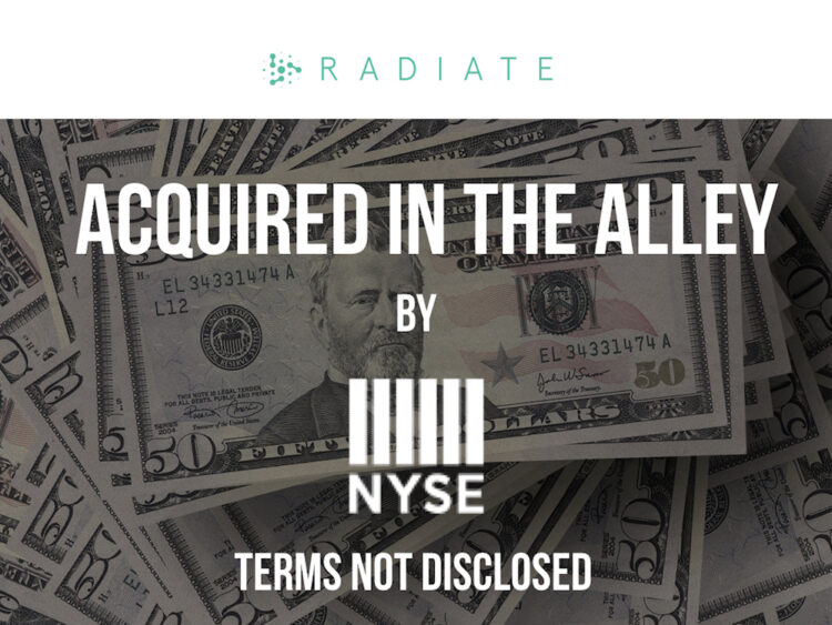 NYSE Acquires Micro Video Lesson Platform Radiate