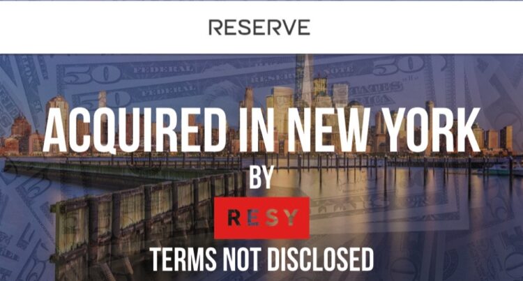 Reservation Tech Platform Reserve Acquired by Competitor Resy
