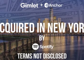 Spotify Acquires Gimlet Media and Anchor as it Embarks on a Podcasting Buying Spree