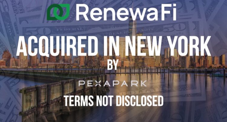 Pexapark Acquires RenewaFi to Build Combined Global Renewable Energy Pricing Platform