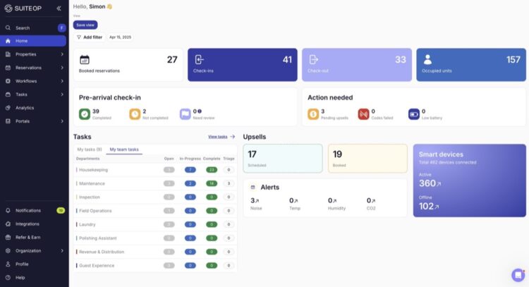 Guest Operations SuiteOp Raises $3M to Power Hospitality Operations with its Automation ...