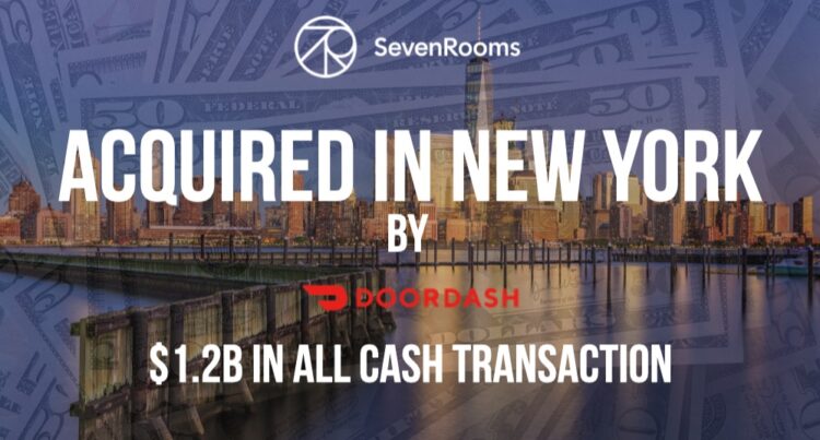 DoorDash Acquires SevenRooms in $1.2B All-Cash Deal to Enhance Restaurant Technology Offerings