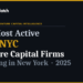 The Most Active Non-NYC Venture Capital Firms in 2025 in New York