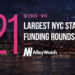 The 21 Largest NYC Tech Startup Funding Rounds of Q1 2026